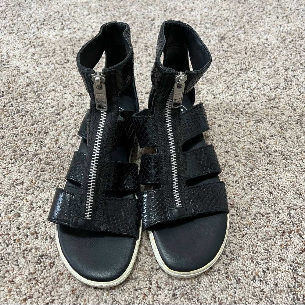 Marc By Marc Jacobs Python Embossed Gladiator San… - image 3